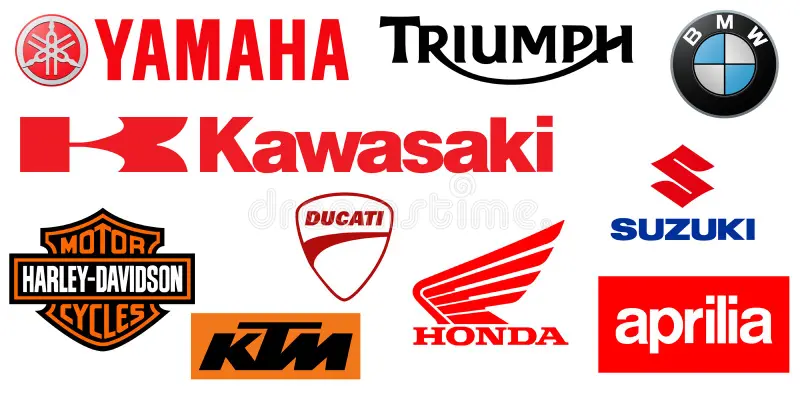 Our affiliated motorcycle brands including Yamaha, Honda, KTM, Kawasaki, Suzuki, Ducati, BMW, Triumph, Harley-Davidson, and Aprilia